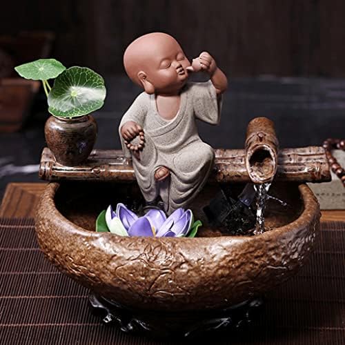 Lucky Creative Buddha Statue Waterfall Fountain for Home or Office