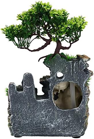 TopinCN Atomizing Desktop Fountain Waterfall Humidifier for Home Office Desk Decoration