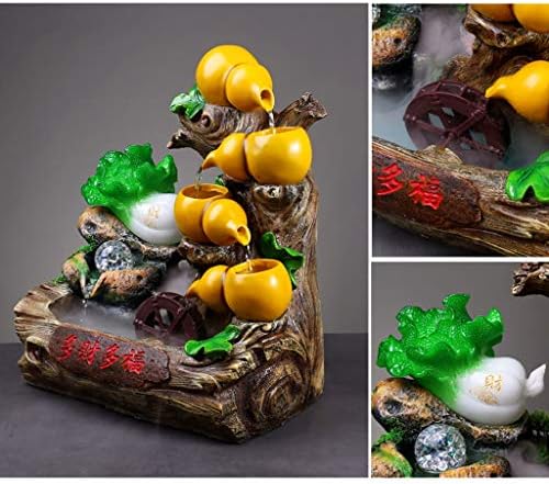 Jinyi2016SHOP Desktop Fountain Modern Feng Shui Indoor Tabletop Water Feature 165 Inch High Cascading