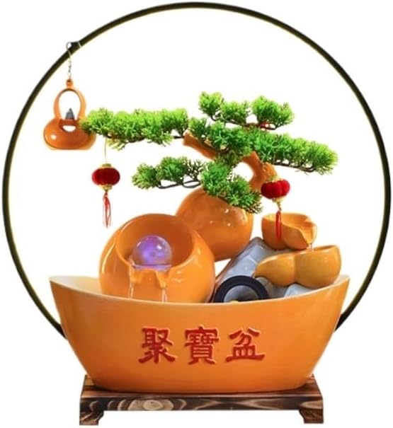 YOUQUEEN Tabletop Fountain with 3 Tiers