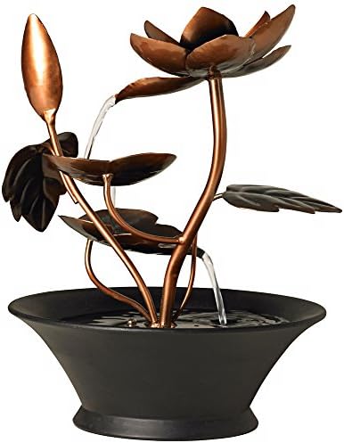 Ashton Begonia Flowers 10 14 Inch Tabletop Fountain