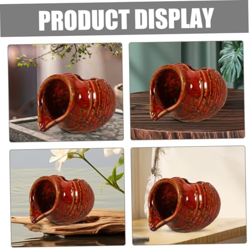 VINTORKY Clay Pot Water Fountain Rustic Zen Decor