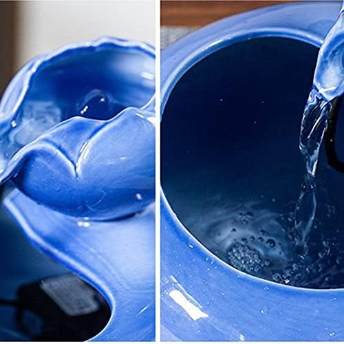 SUNESA Tabletop Fountain Ceramic Water Decor for Office Home