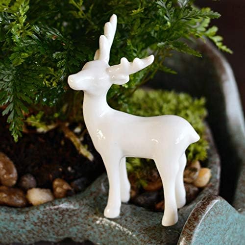 FXJ Ceramic Tabletop Fountain - Zen Decor with Submersible Pump for Home and Office