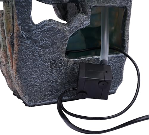NestGlynezz Tabletop Fountain with LED Lights