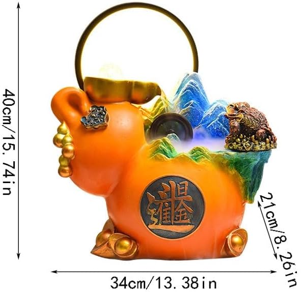 JUNXIAN Tabletop Fountain for Office Study and Home