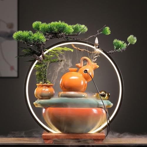 AOTPA Indoor Table Top Fountain with Chinese Style Design