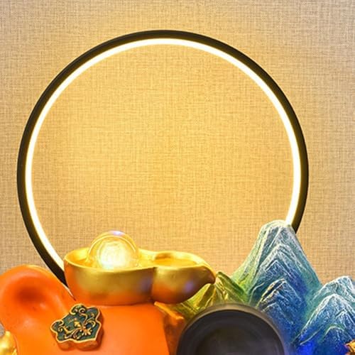 JUNXIAN Tabletop Fountain for Office Study and Home