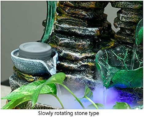 Tabletop Fountain with Rolling Ball and Atomizer for Home Office Living Room Bedroom