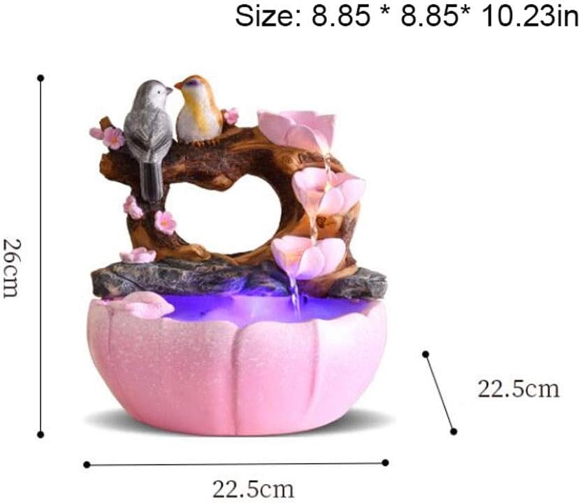UYVI Tabletop Fountain with Plum Blossom Design