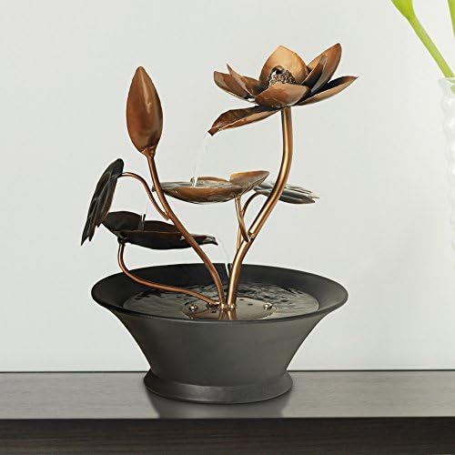 Ashton Begonia Flowers 10 14 Inch Tabletop Fountain