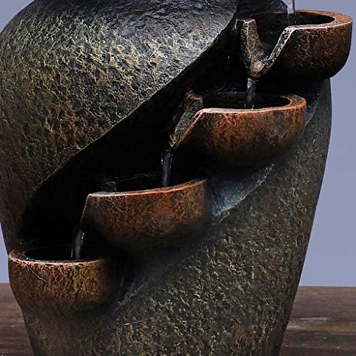 UYVI Tabletop Fountain Resin Indoor Decor 1576 Inches