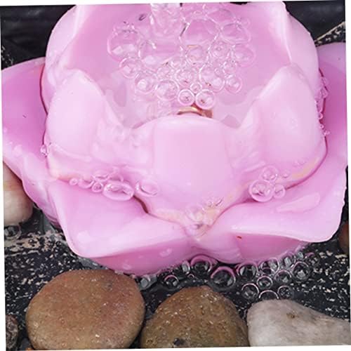 1set Running Water Ornament Led Light Indoor Fountain Decor