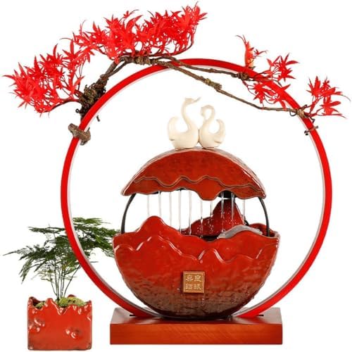 Elegant Indoor Table Top Water Fountain Desktop Decor