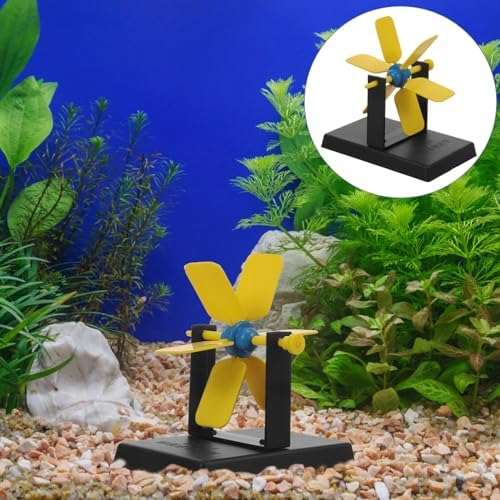 Yardwe Rotating Water Wheel Fountain for Aquarium Relaxing Decor