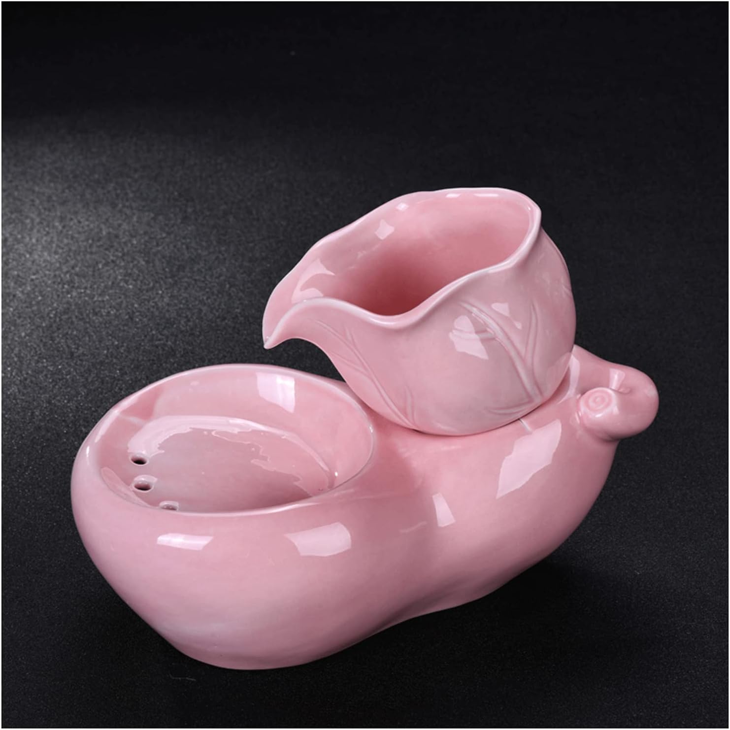 Ceramic Gourd Tabletop Fountain for Home Office Bedroom Decor