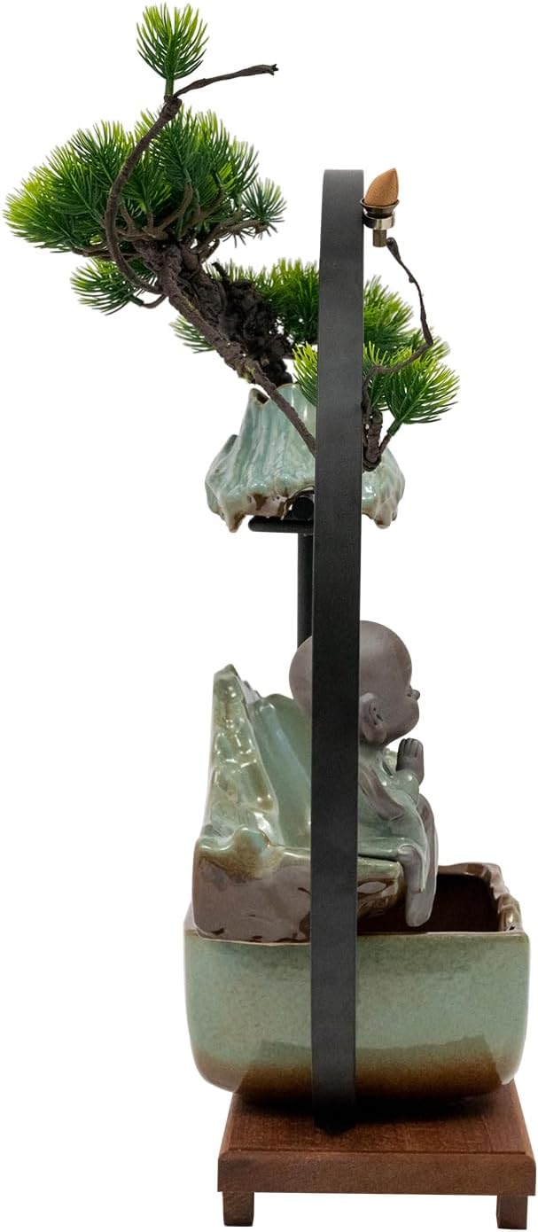 Banborba Tabletop Fountain with LED Light and Mist