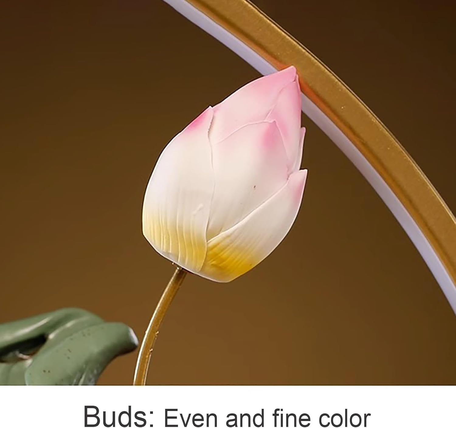 Lotus Tranquility Ceramic Tabletop Water Fountain