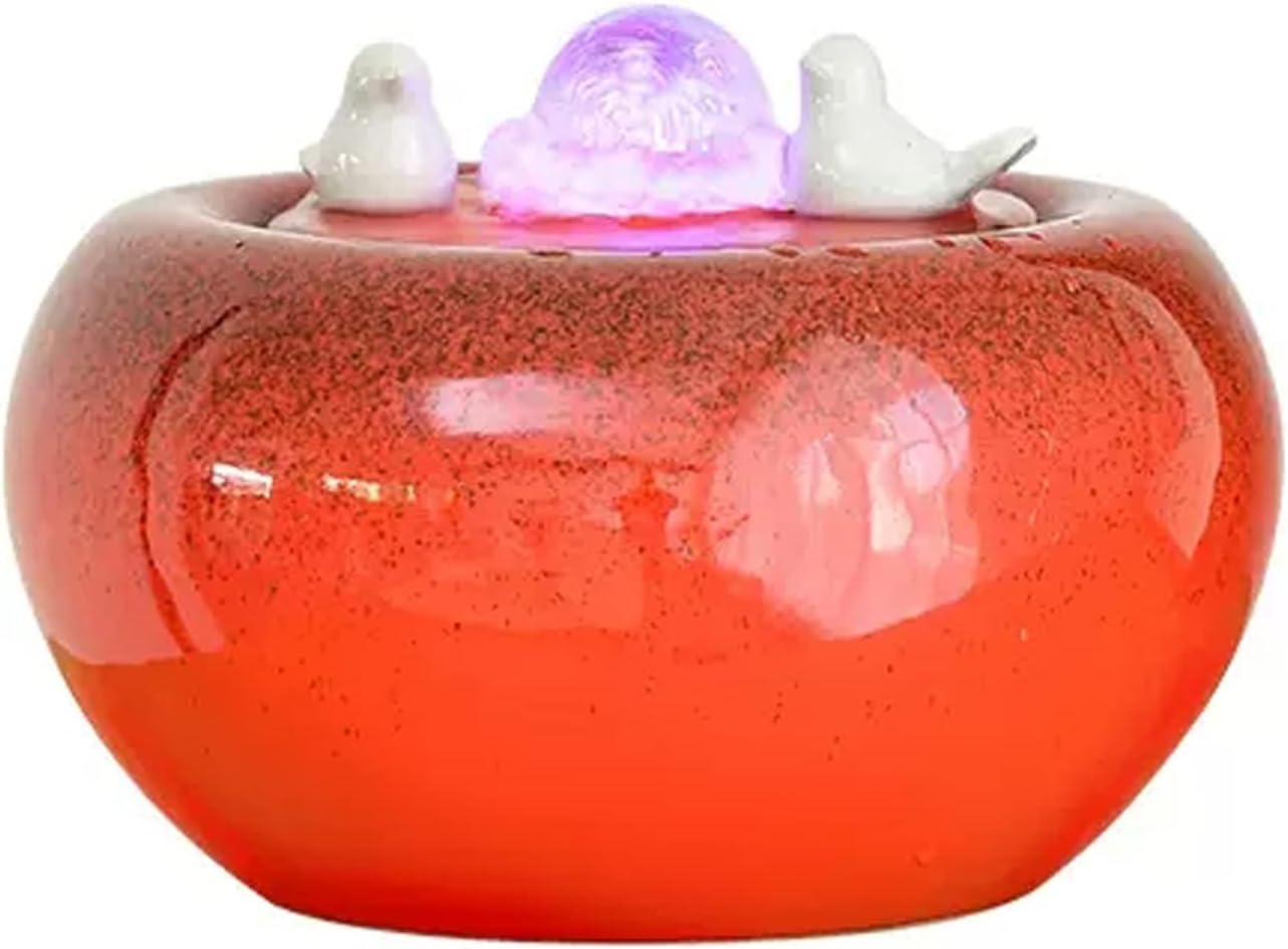 CLoxks Tabletop Fountain with LED Lights