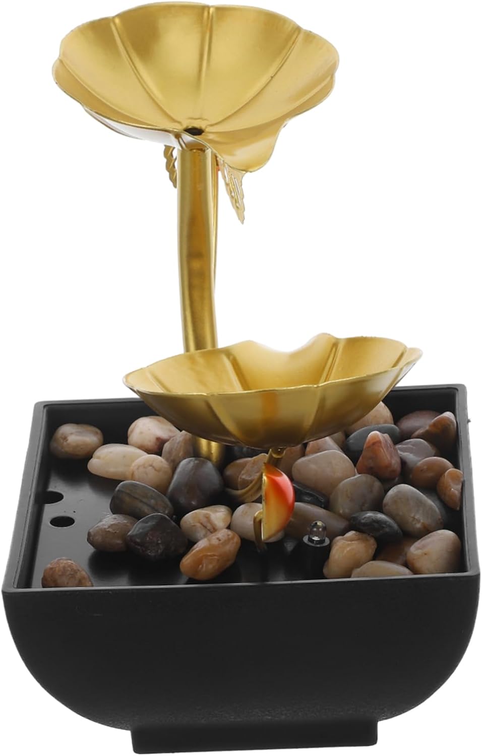 Garneck USB Powered Indoor Waterfall Leaf Fountain