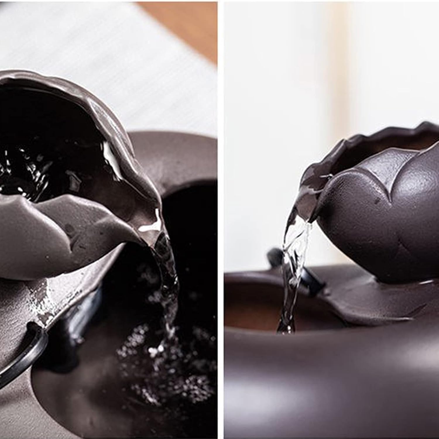 SUNESA Tabletop Fountain Ceramic Water Decor for Office Home