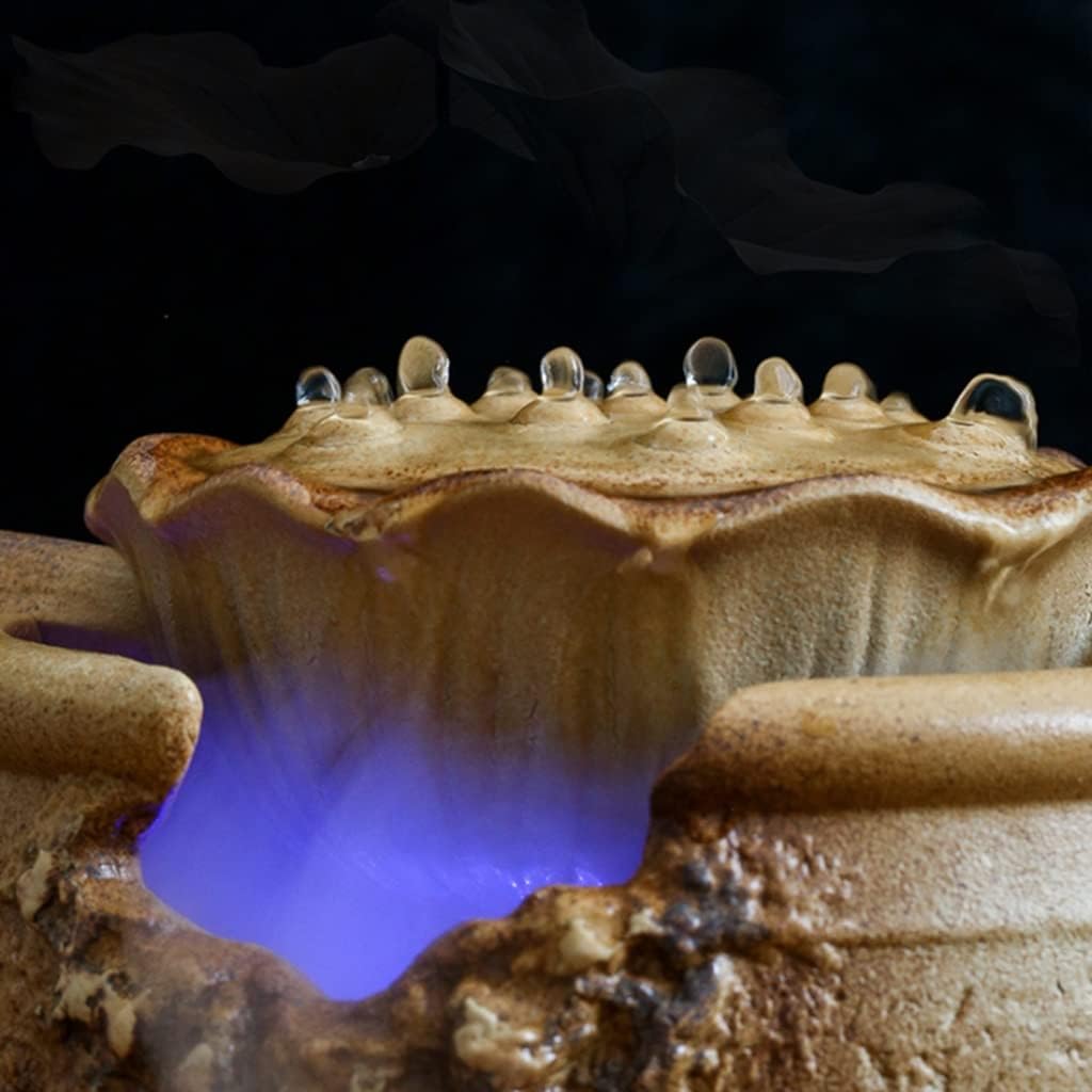 TENGJU Tabletop Fountain with Ceramic Design 1