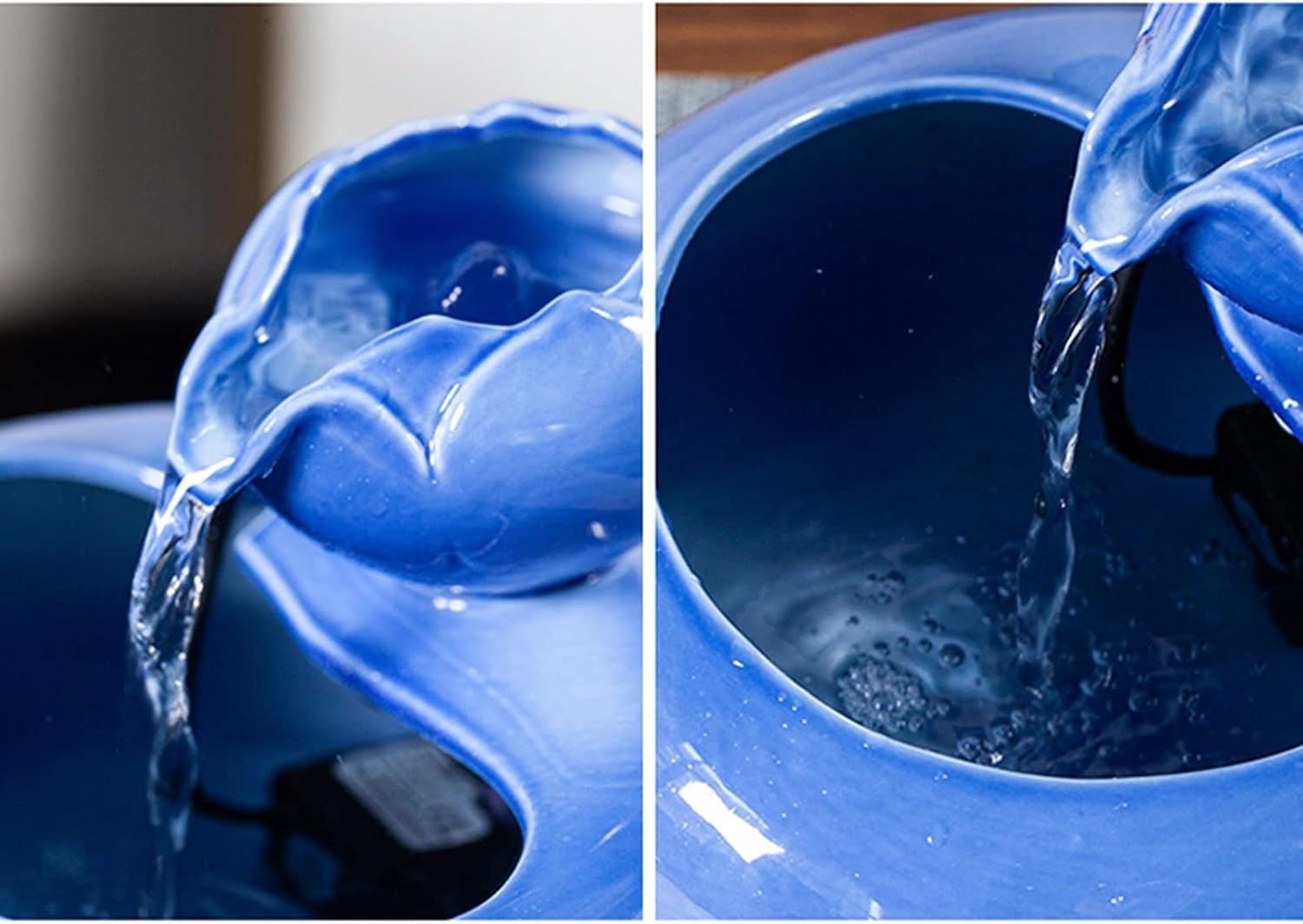 JOYNOW Tabletop Fountain Indoor Ceramic Decor