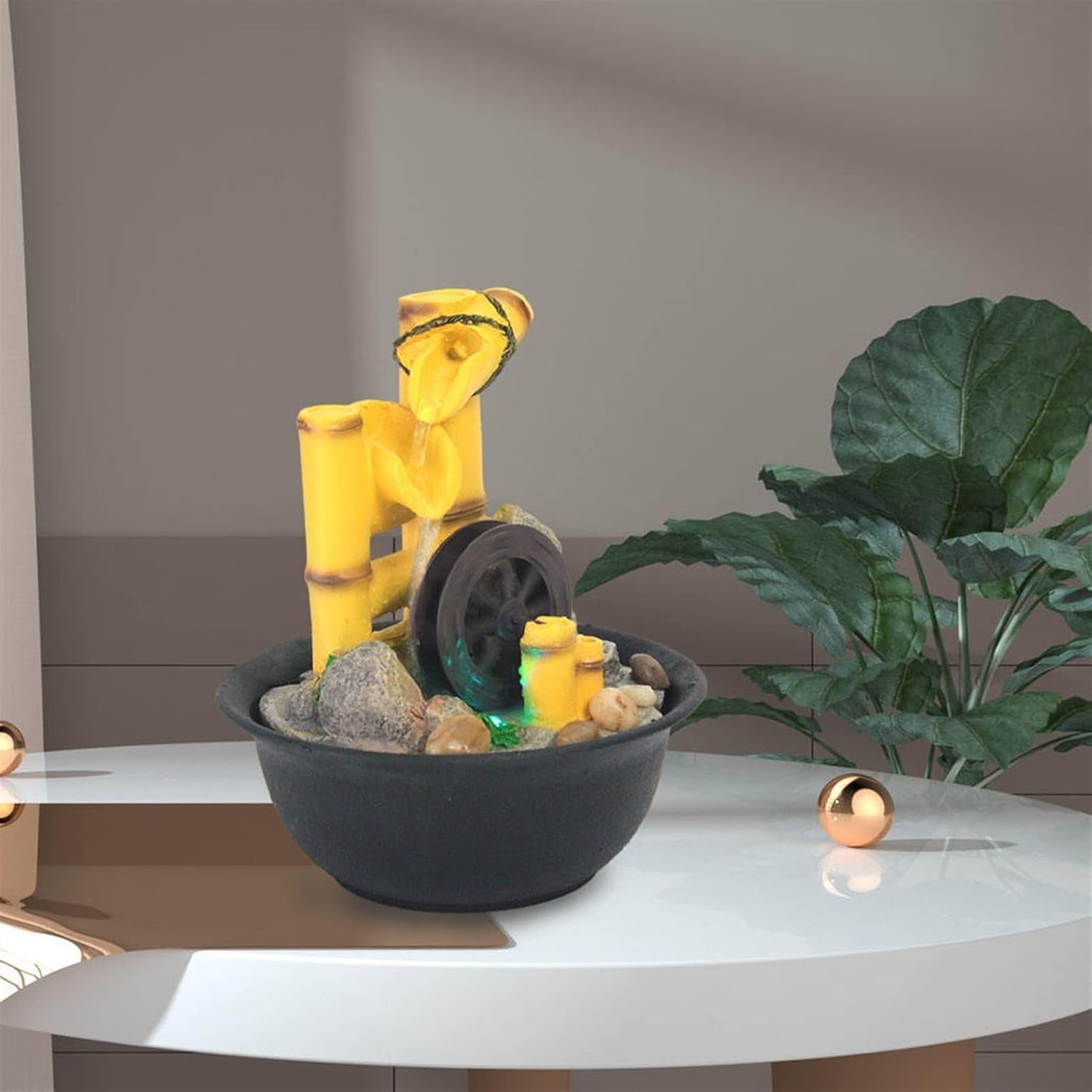 SENBAILU Tabletop Fountain Indoor Decor
