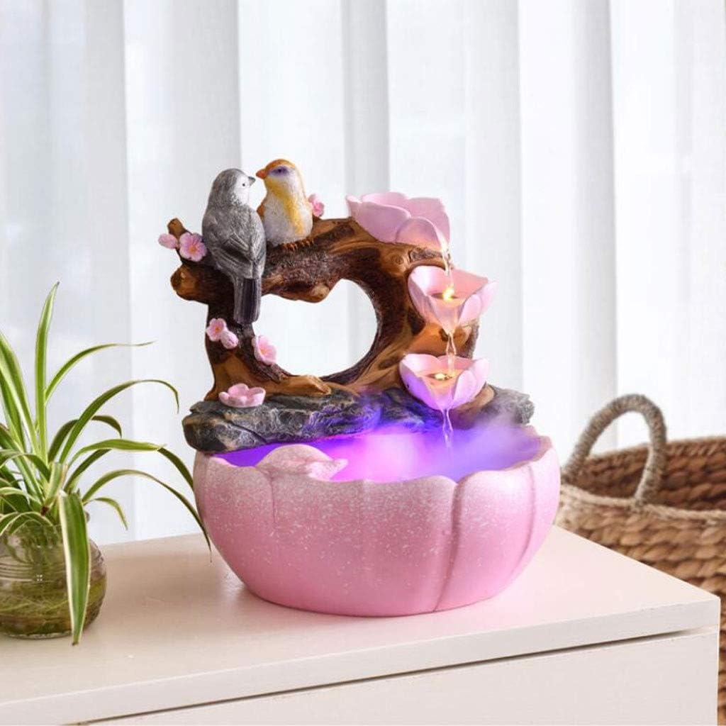 UYVI Tabletop Fountain with Plum Blossom Design