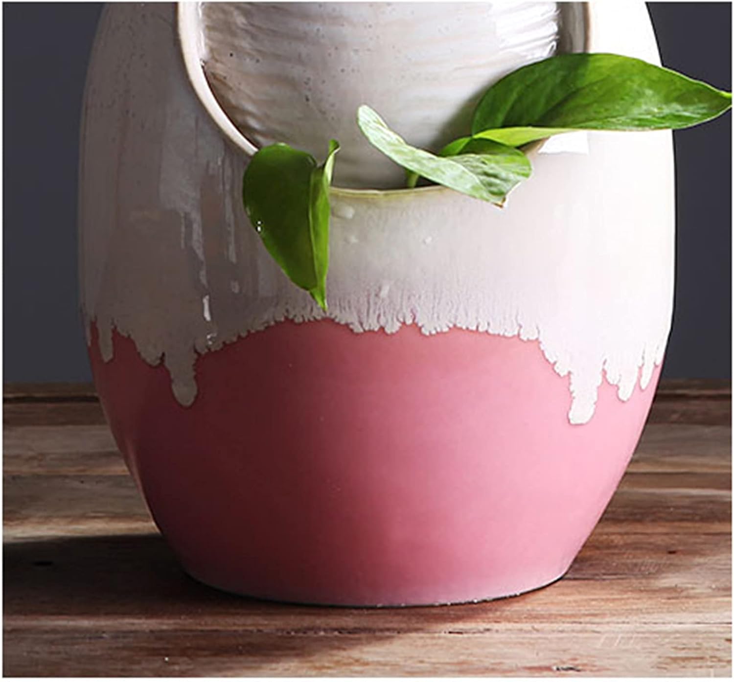 SUNESA Tabletop Fountain Indoor Decor Ceramic Jar