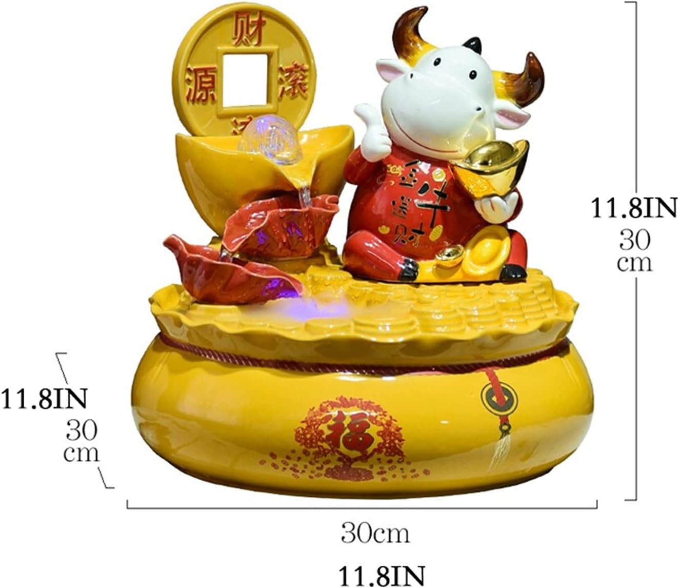 SHUNFAYOUXIANGS Desktop Waterfall Fountain Decor