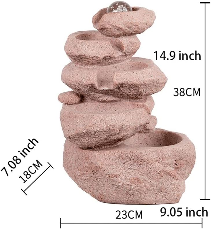 BIOMICE Tabletop Water Fountain with Rolling Ball
