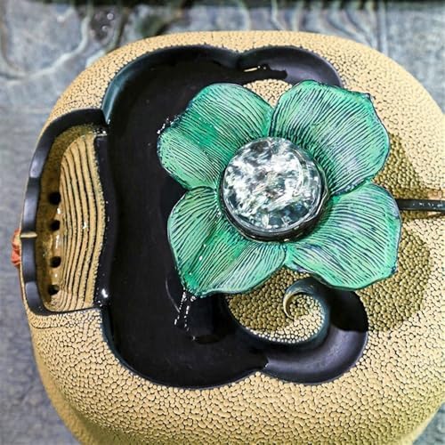 Yellow Tabletop Water Fountain for Home Decor
