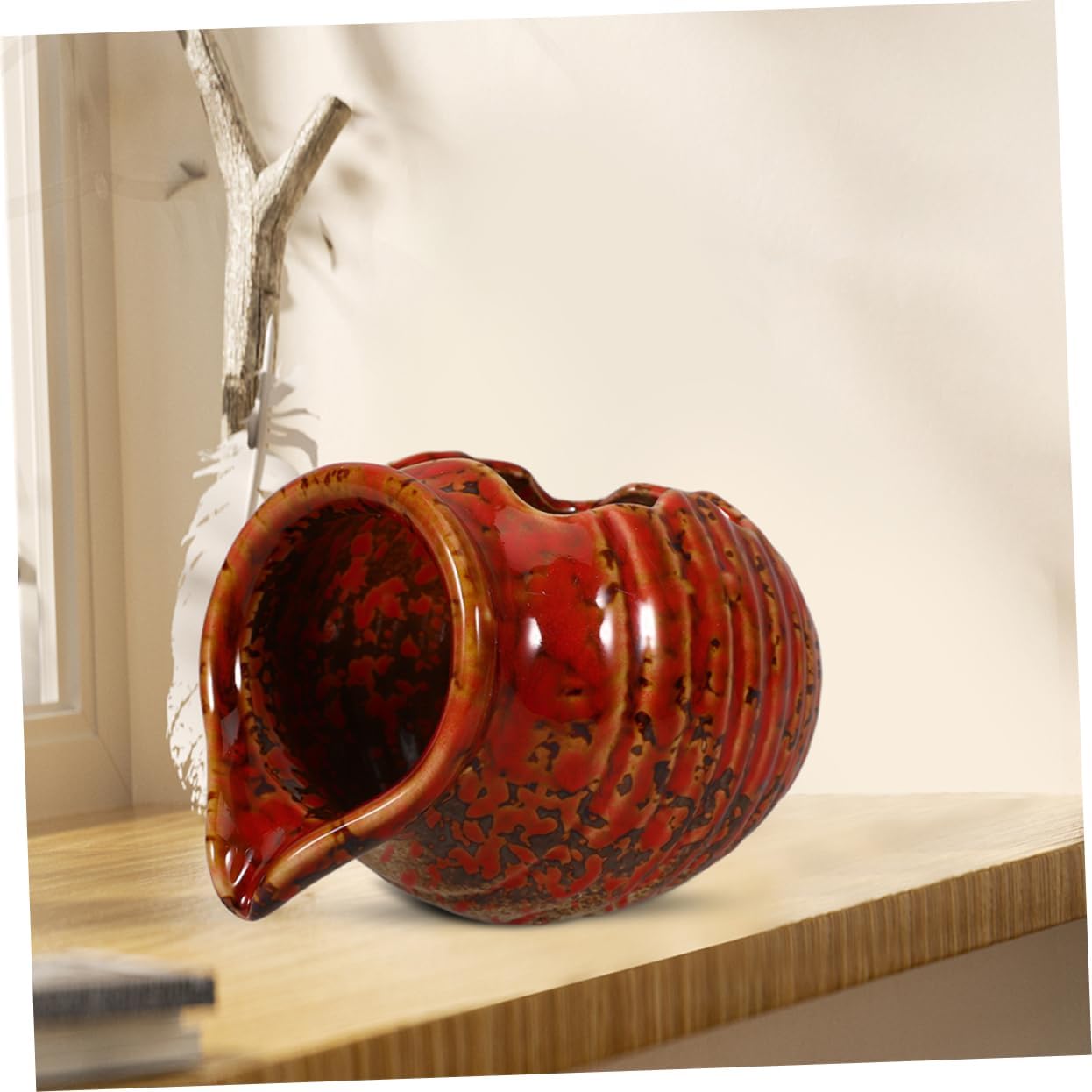 Vaguelly Indoor Water Fountain Decor Clay Pot