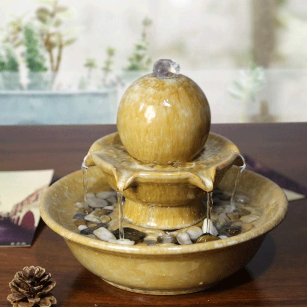 Ceramic Water Feature for Home Office Bedroom Decor