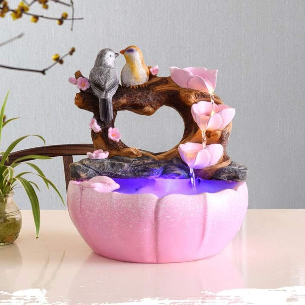 UYVI Tabletop Fountain with Plum Blossom Design
