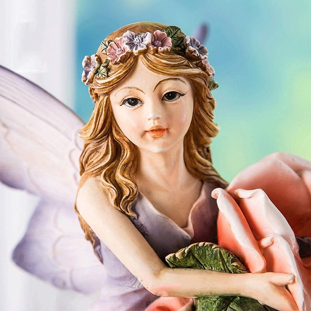 Fairy Angel Indoor Water Fountain 14 Inch Tabletop Fountain Decor