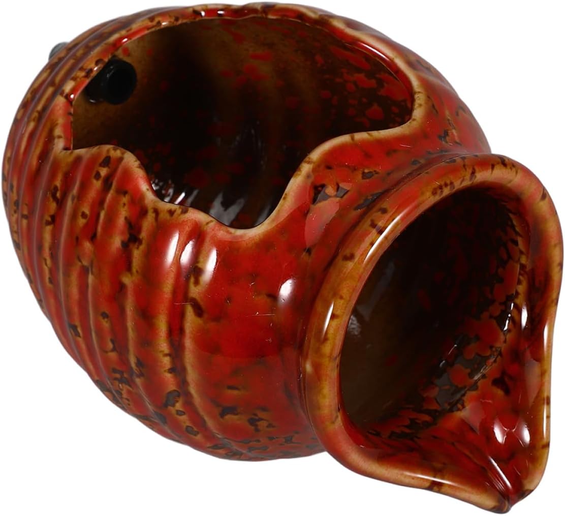 MAGICLULU Ceramic Jar Water Fountain Indoor Outdoor Tabletop Decor