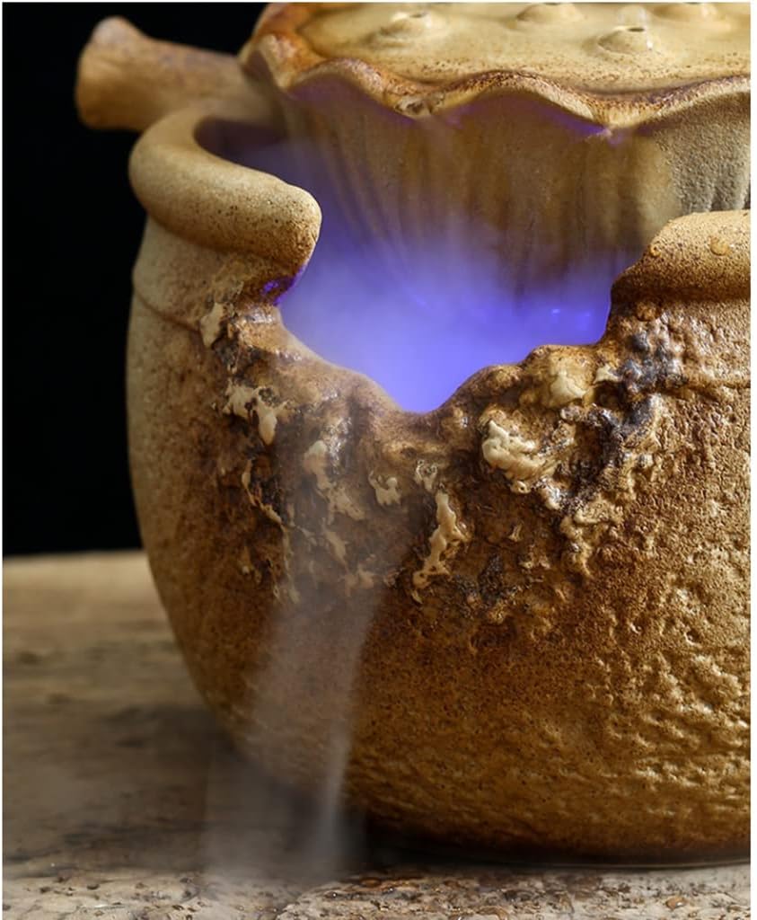 TENGJU Tabletop Fountain with Ceramic Design 1