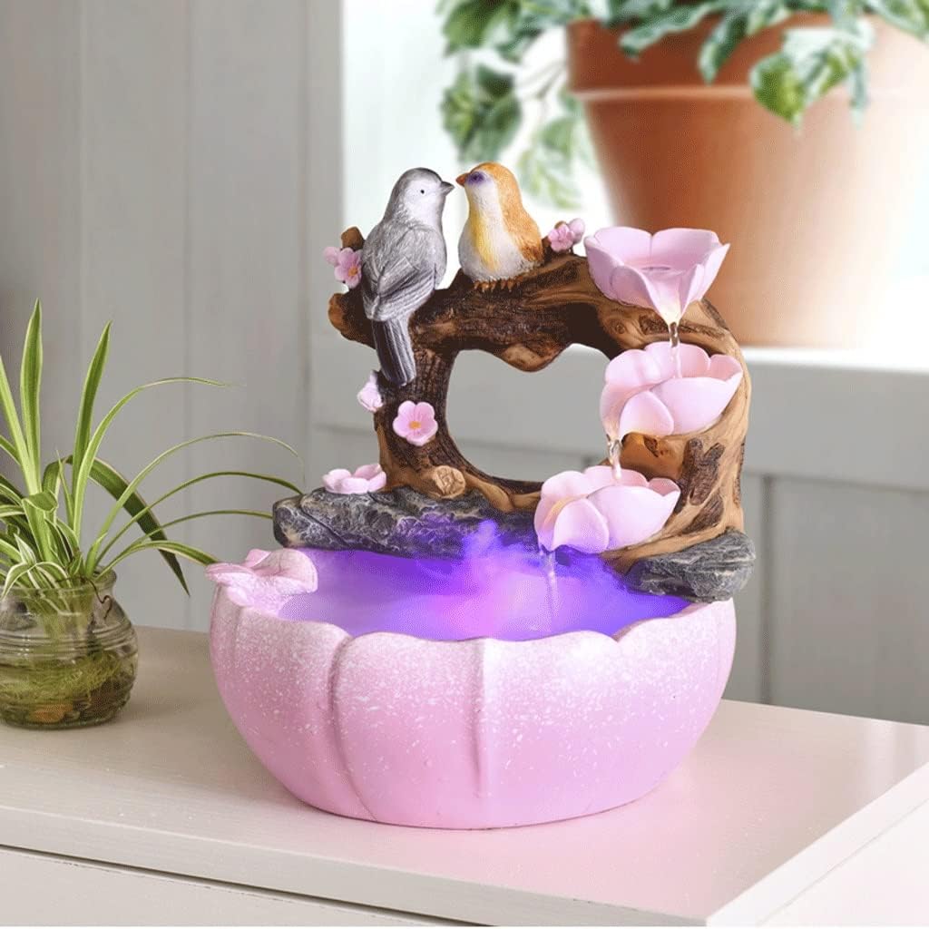 BONAD Indoor Tabletop Fountain with Mist and Light