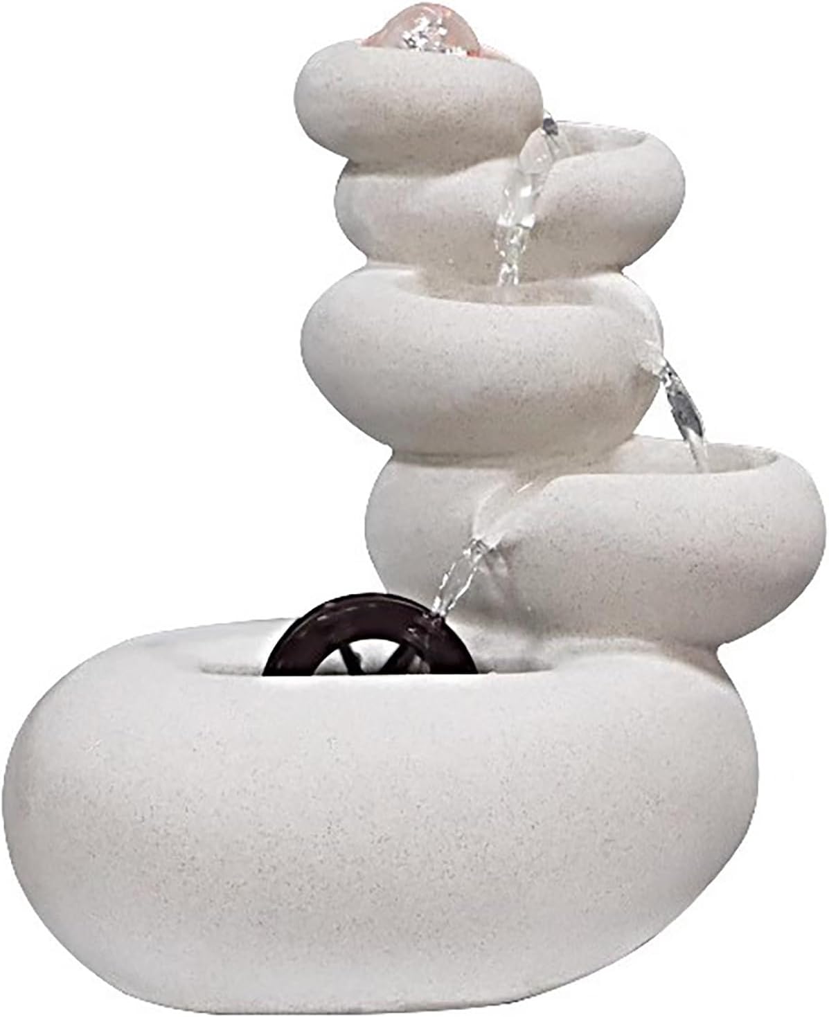 Waterfall Fountain Indoor Ceramic Ornament for Home Office