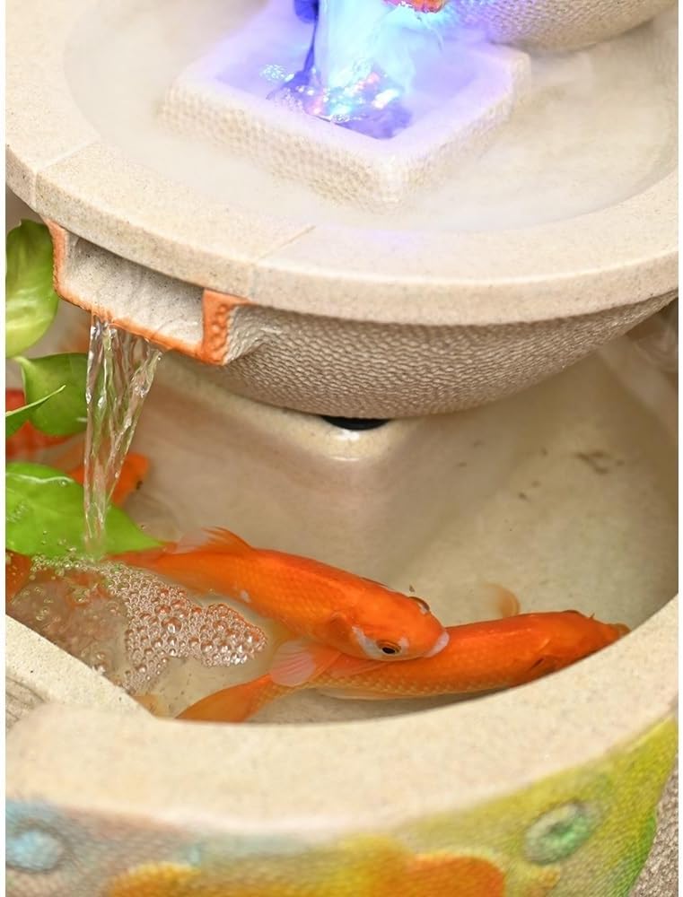 Modern Industrial Style Water Fountain for Home and Garden