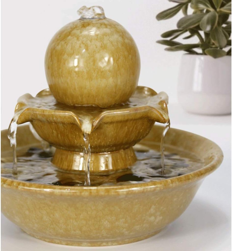 Ceramic Water Feature for Home Office Bedroom Decor