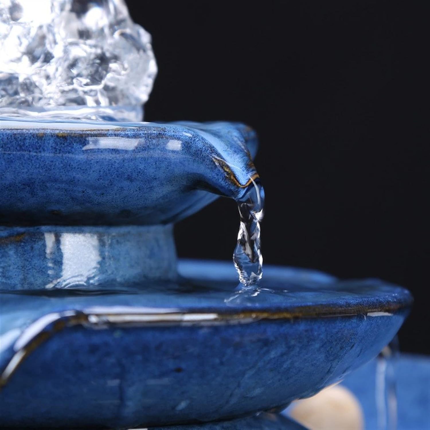 Mini Waterfall Fountain for Desk and Home Dcor