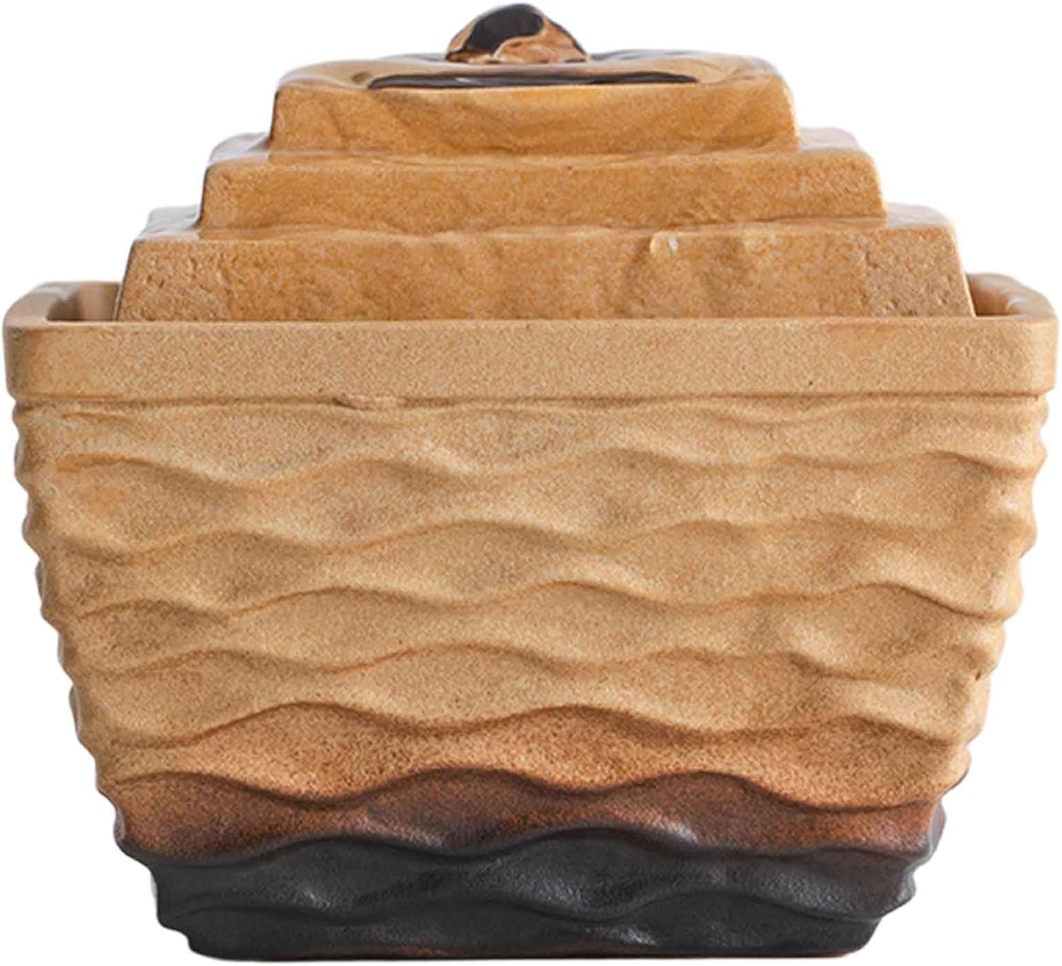 Tabletop Water Fountain with USB Power and Zen Design