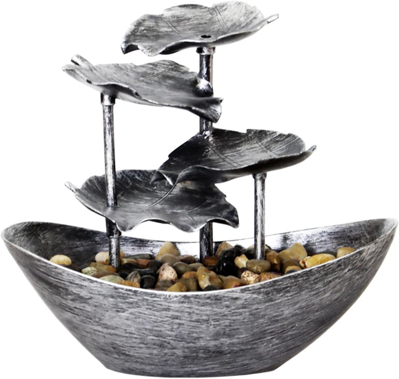 Indoor Waterfall Fountain 4-Tier Tabletop Decor