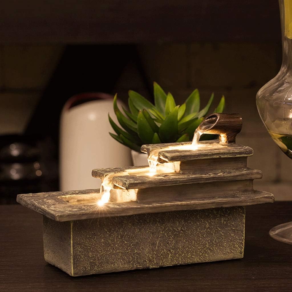 Tabletop Fountain Resin Indoor Fountain for Home Decoration