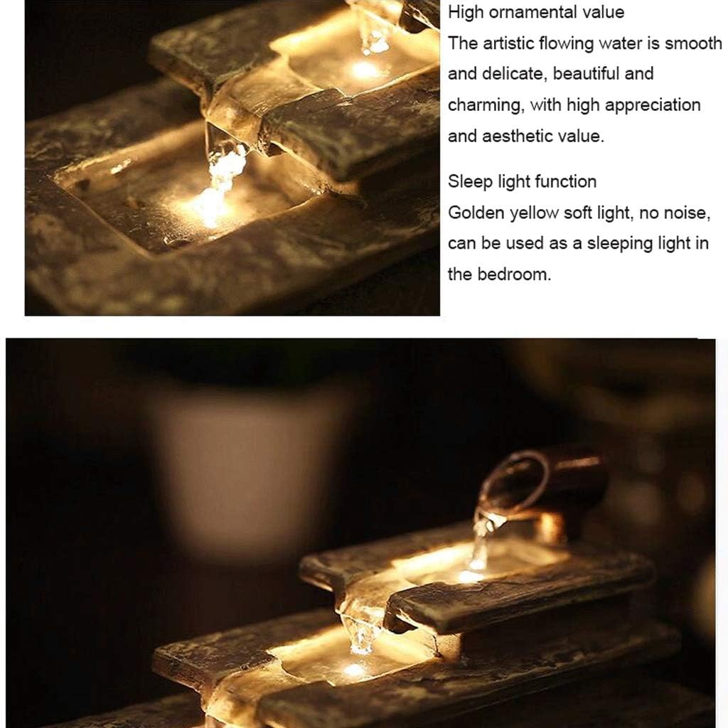 Tabletop Fountain Resin Indoor Fountain for Home Decoration
