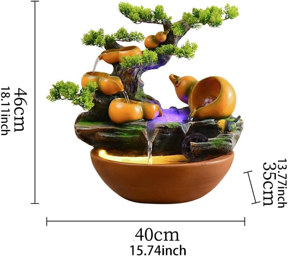 Lifelike Tabletop Waterfall Fountain Decor