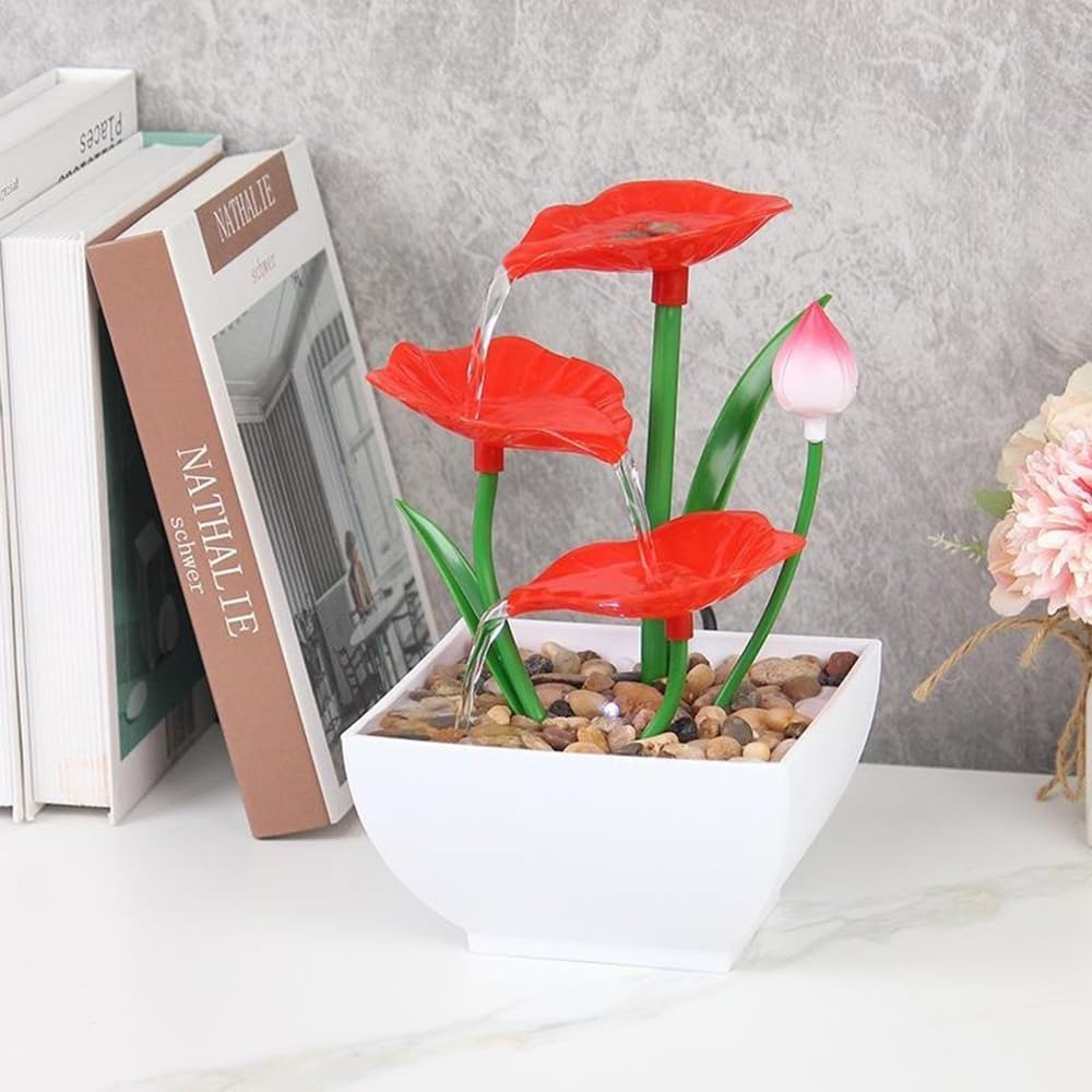 Modern Style Tabletop Fountain for Meditation and Relaxation
